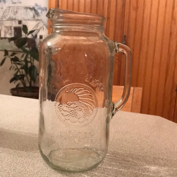 Vintage Golden harvest pitcher clear 48oz - Picture 1 of 7